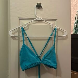 Hawaii Blue Triangle Jolyn Bikini Top